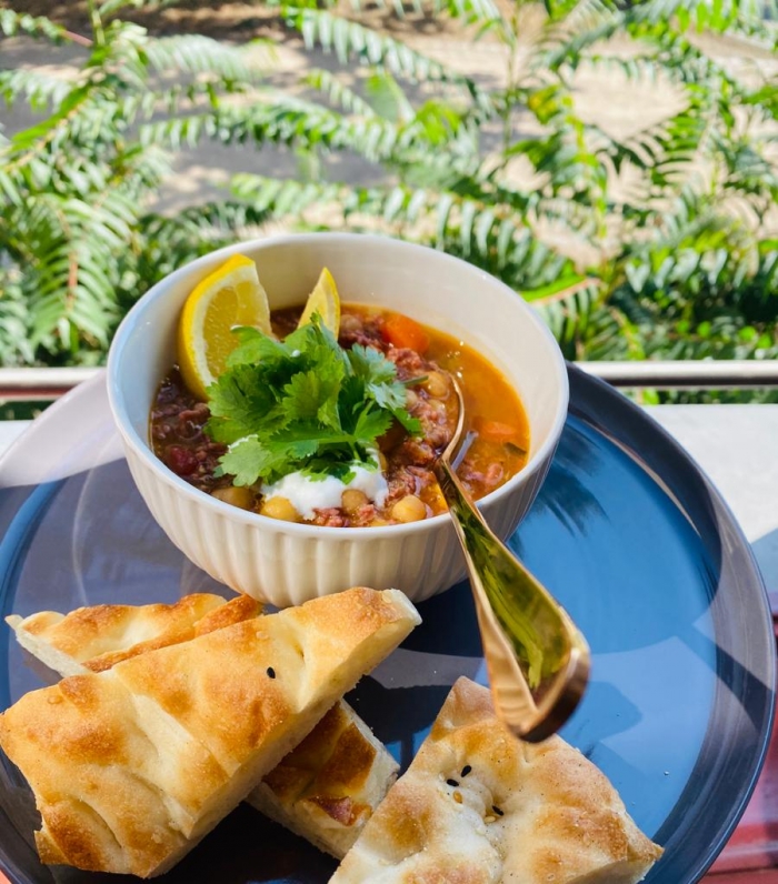 Lunchtime: Marokkanische Kichererbsen-Linsen-Bowl